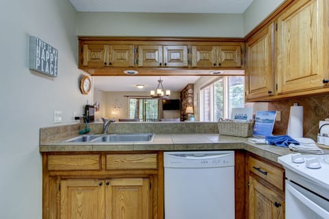 Kitchen is equipped with dishwasher soaps,dawn & all things needed to cook with