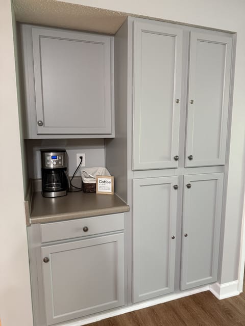 Coffee bar and device charging area