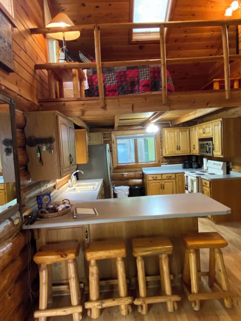 Breakfast bar for four.