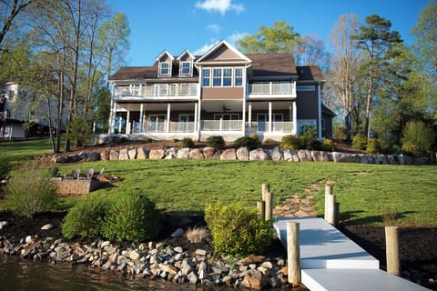 View of the house from the lake