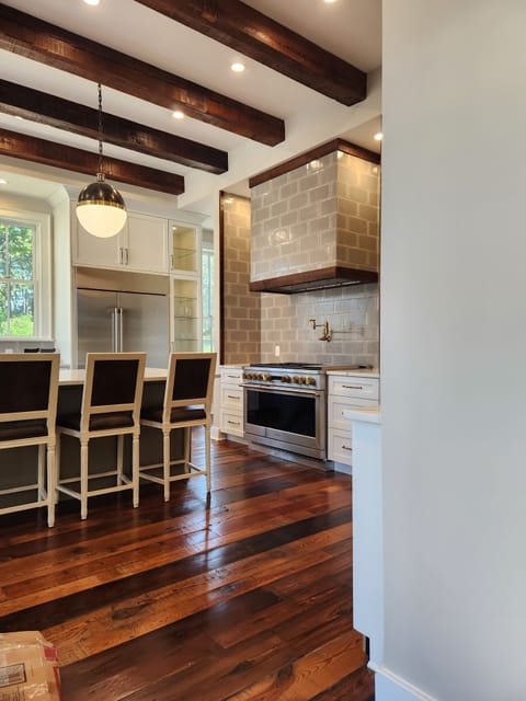 Enjoy hanging around the island in the large chef's kitchen