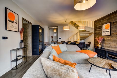 Stylish, open plan living area