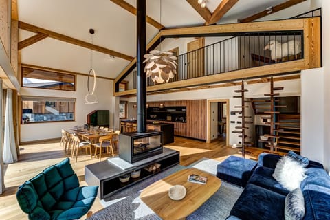 Vast double height living space