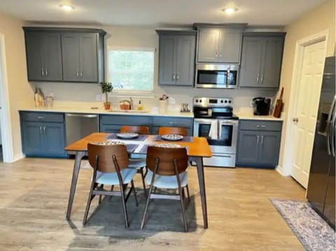 Table also has a bench to seat 7.