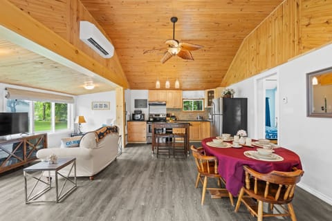 Open Concept Design with Vaulted Ceilings