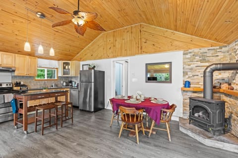 Open Concept Design and Propane Fireplace