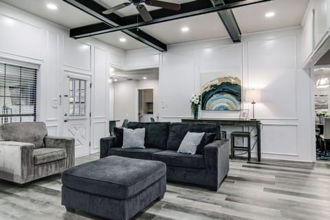 living room with pull out sofa 