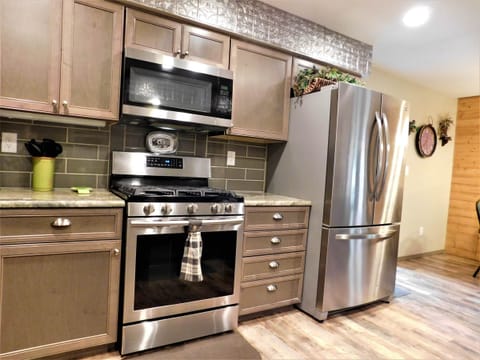 Kitchen with update appliances 