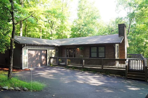 OUR NEWLY PAINTED DECK AND UPDATED RESIDENCE.