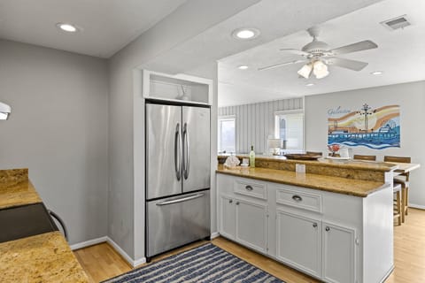 Lots of kitchen extra amenities: Margarita machine, blender, crockpot, waffle maker and more