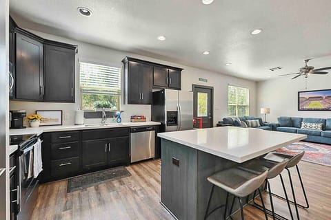 The large kitchen is perfect for big groups!