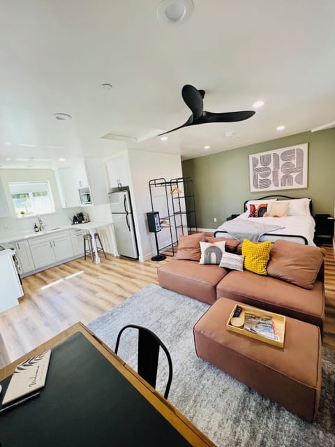 Open floor plan with all the necessary amenities and comfort of a large home