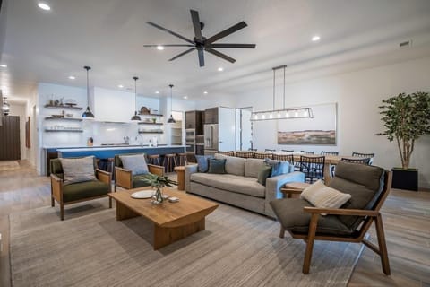 Villa #69 - Main floor great room with spacious gathering spaces