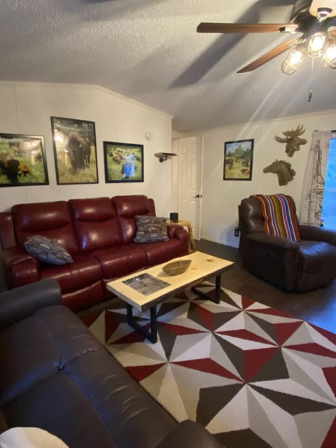 Living Room Leather Sofa