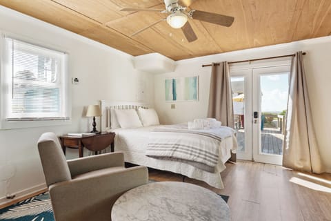 Ocean View Studio Retreat | Bright, Cozy and Steps to the Sand! 
