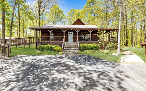 The front porch of our home, from the driveway. Ample parking. 