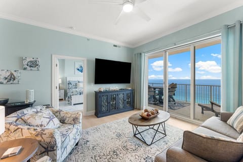 Comfortable seating with gorgeous beach views
