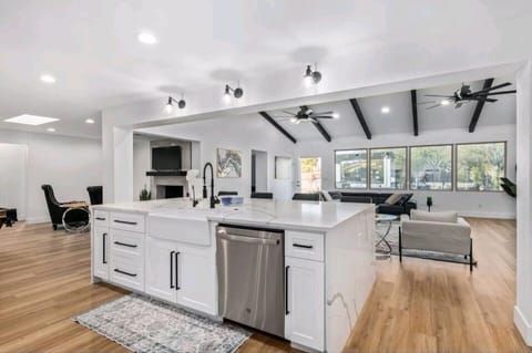 Oversized counter space 