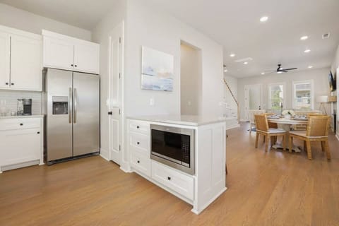 In the kitchen, you will find all the amenities needed to create a meal, baked goods, or just a great cup of coffee.