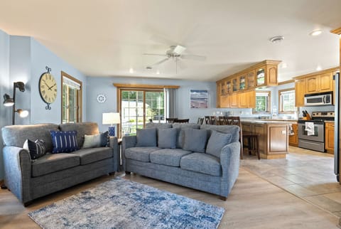 The open concept main level