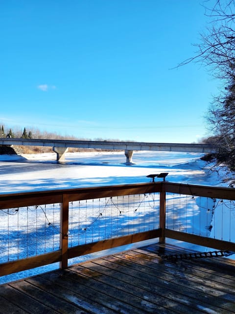 Winter View on the Deck