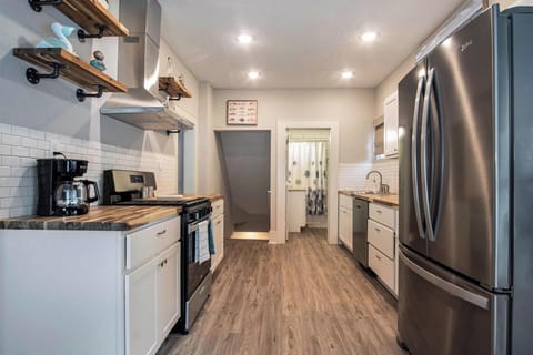 Palmer House kitchen with drip coffee maker