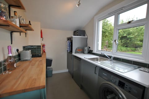 The well-equipped kitchen has everything needed for a self-catering stay