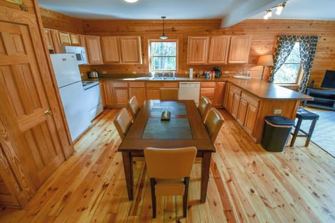 Fully equipped kitchen for all your cooking needs.