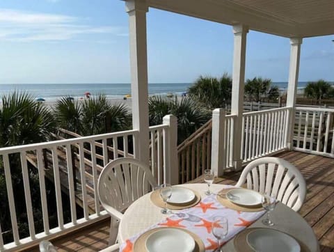 Direct Ocean-front with expansive balcony and private beach walkway. 