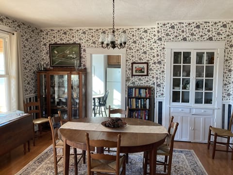 Dining room seats up to 12 people.