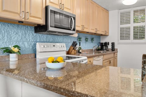 Ample counter space makes meal prepping a breeze