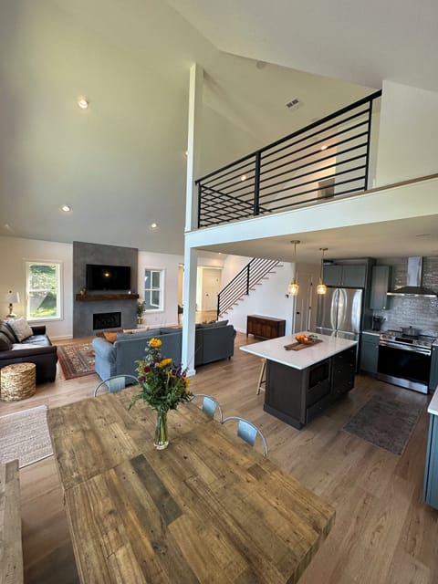 Open floor plan on the main floor