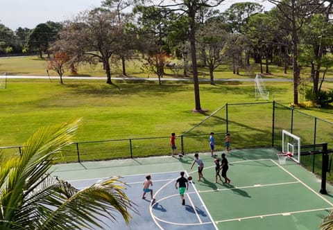 Shoot some hoops on our full-size basketball court