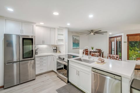 Fully stocked kitchen