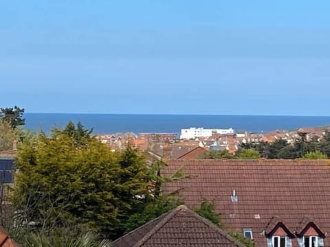View of the sea at Sheringham from Bedroom 4
