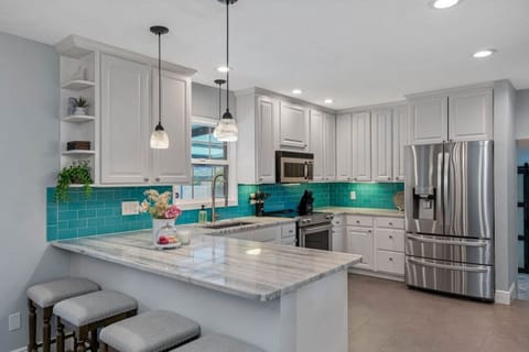 Fully stocked kitchen with every detail considered for your cooking needs.