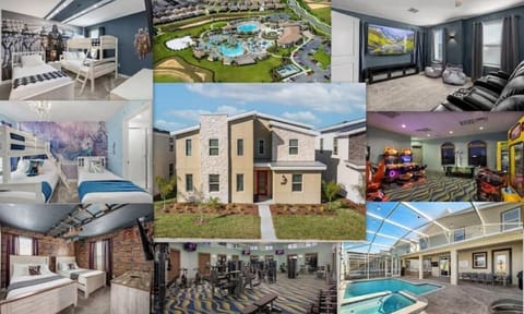 Collage of the Villa
