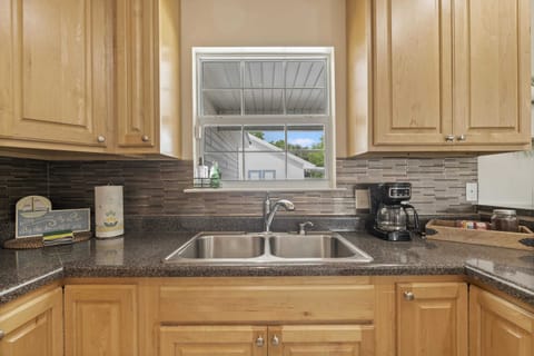Kitchen Window overlooking the Pool
