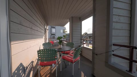 Huge covered balcony