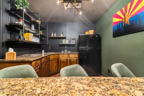 Enjoy company and cocktails in the sultry Whiskey Bar