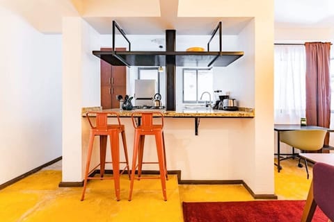 Pull up a chair at the breakfast bar