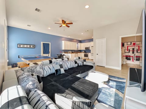 Modular Couch Converts to Queen Bed