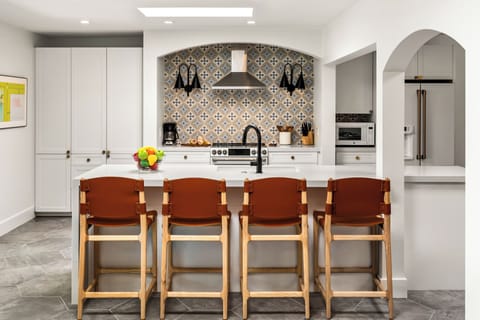 Pull up a chair at the breakfast bar