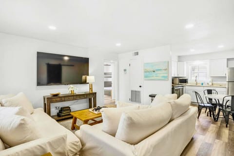 Enjoy the Smart TV in this spacious living space