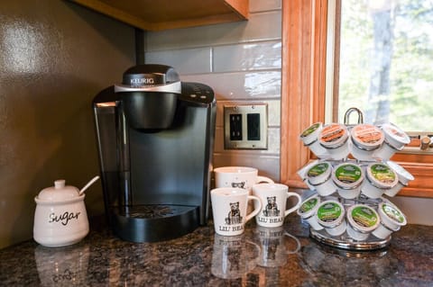 Indulge in the aroma of freshly brewed coffee at our well-equipped coffee station, ensuring you have the perfect pick-me-up throughout your stay.