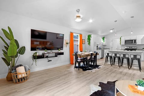 Open-concept living and dining — ideal for relaxing or entertaining.