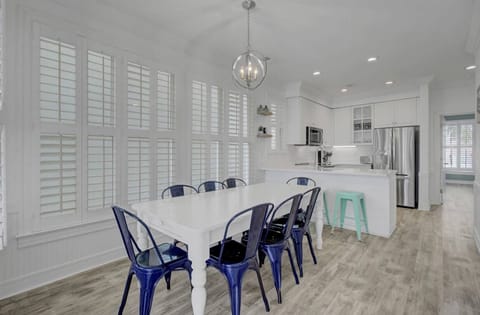 Dining Area and Kitchen at Oceanfront Grand Pavilion