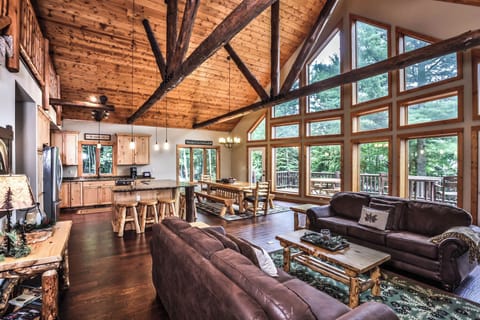 Large open concept space makes entertaining a breeze.