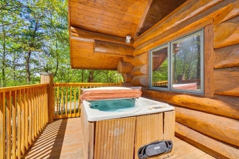 Indoors, Hardwood, Stained Wood, Hot Tub, Tub