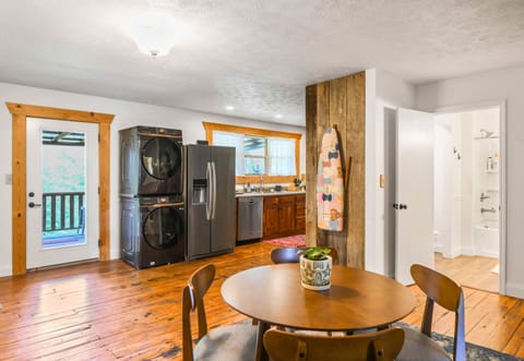 The Smaller Kitchen Table is Perfect for Breakfast or a Quick Meal